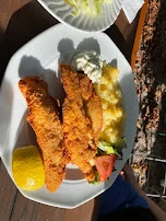 Seelachs Filet Paniert Mit Remoulade Und Kartoffelsalat